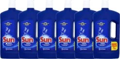 SUN® Sun Vaatwas Spoelglans - 6 X 1 L - Voordeelverpakking -Schoonmaakartikelen Winkel 1200x593 2