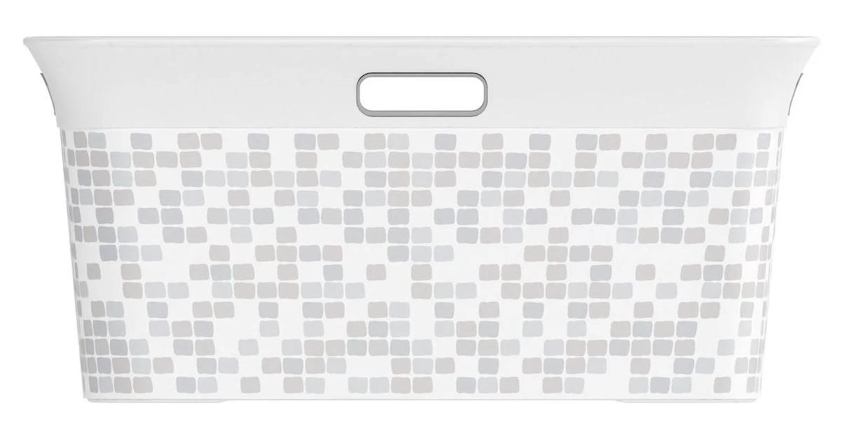 Kis Chic Home Wasmand - 45L - 59x39x27cm - Mosaic 8 Kis Chic Home Wasmand - 45L - 59x39x27cm - Mosaic - Afbeelding 6