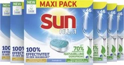 SUN® Sun All-in 1 Normaal Vaatwastabletten - 276 Tabletten - Voordeelverpakking -Schoonmaakartikelen Winkel 1200x629 1
