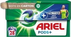 Ariel Wasmiddel Pods + Actieve Geurbestrijding - 28 Wasbeurten -Schoonmaakartikelen Winkel 1200x636 1