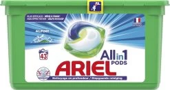 Ariel All In 1 Wasmiddel Pods Alpine - 3x43 Wasbeurten - Voordeelverpakking -Schoonmaakartikelen Winkel 1200x640 1