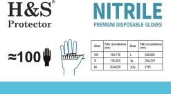 H&S PROTECTOR - Nitril Handschoenen - Wegwerp Handschoenen - Blauw - M - Poedervrij - 100 Stuks -Schoonmaakartikelen Winkel 1200x659 1