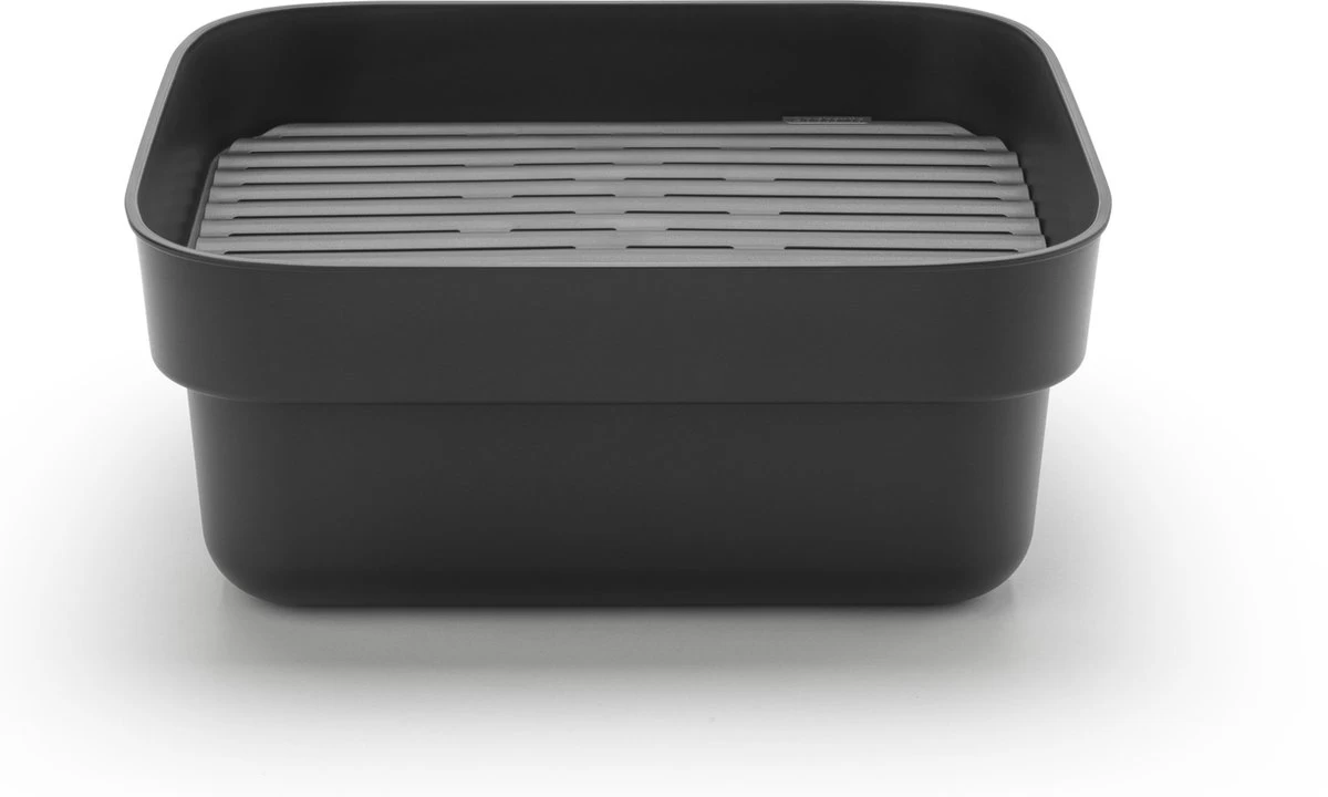 Brabantia SinkSide Afwasbak Vierkant - Met Afdruipschaal - Dark Grey 3 Brabantia SinkSide Afwasbak Vierkant - Met Afdruipschaal - Dark Grey