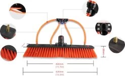 Aqua2Go Telescoopsteel 7,2 Meter - Lichtgewicht Aluminium - 40 Cm. Borstel - Ramen Wassen - Zonnepanelen -Schoonmaakartikelen Winkel 1200x736 3