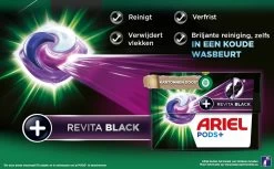 Ariel Wasmiddel Pods + Revitablack - Voor De Zwarte Was - 28 Wasbeurten -Schoonmaakartikelen Winkel 1200x742 2