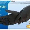 Hygostar Wegwerp Handschoenen - Nitril - Poedervrij - Zwart - S - 100 Stuks