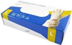 Wegwerp Handschoenen - Vinyl Handschoenen - Poedervrij - Wit - Maat L - 100 Stuks -Schoonmaakartikelen Winkel 1200x744