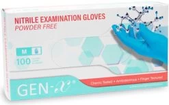 Gen-X Nitril Handschoenen | Handschoenen Wegwerp | Medisch | 100 PCS | Maat XL -Schoonmaakartikelen Winkel 1200x745