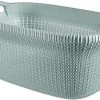 Curver Knit Wasmand - 40 L - Misty Blue -Schoonmaakartikelen Winkel 1200x756 1