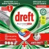 Dreft Platinum Plus All In One - Vaatwastabletten - Citroen - Voordeelverpakking 5 X 16 Stuks -Schoonmaakartikelen Winkel 1200x767 1