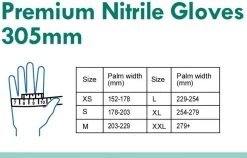 H&S PROTECTOR - Extra Lang Nitril Handschoenen - 305mm Lang - Wegwerp Handschoenen - Wit - M - Poedervrij - 100 Stuks -Schoonmaakartikelen Winkel 1200x770 2