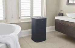 Tota Wasmand, 60 L, 2 Compartimenten, Zwart - Joseph Joseph -Schoonmaakartikelen Winkel 1200x778 2