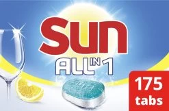 SUN® Sun All-In-1 Citroen Vaatwastabletten - 7 X 24 Tabletten - Voordeelverpakking -Schoonmaakartikelen Winkel 1200x786 2