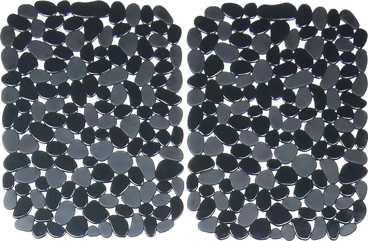 Merkloos Papillon - Gootsteenmat - 40x30 Cm - Kiezels Zwart 6 Merkloos Papillon - Gootsteenmat - 40x30 Cm - Kiezels Zwart - Afbeelding 4