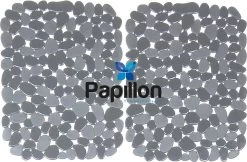 Merkloos Gootsteenmat - 40x30 Cm - Papillon Kiezels Grijs -Schoonmaakartikelen Winkel 1200x787 2