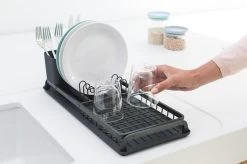 Brabantia SinkSide Afdruiprek Compact - Dark Grey -Schoonmaakartikelen Winkel 1200x799 16