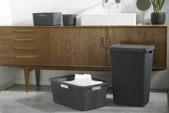 Curver Jute Wasmand Met Deksel - 58L - Donkergrijs -Schoonmaakartikelen Winkel 1200x800 68