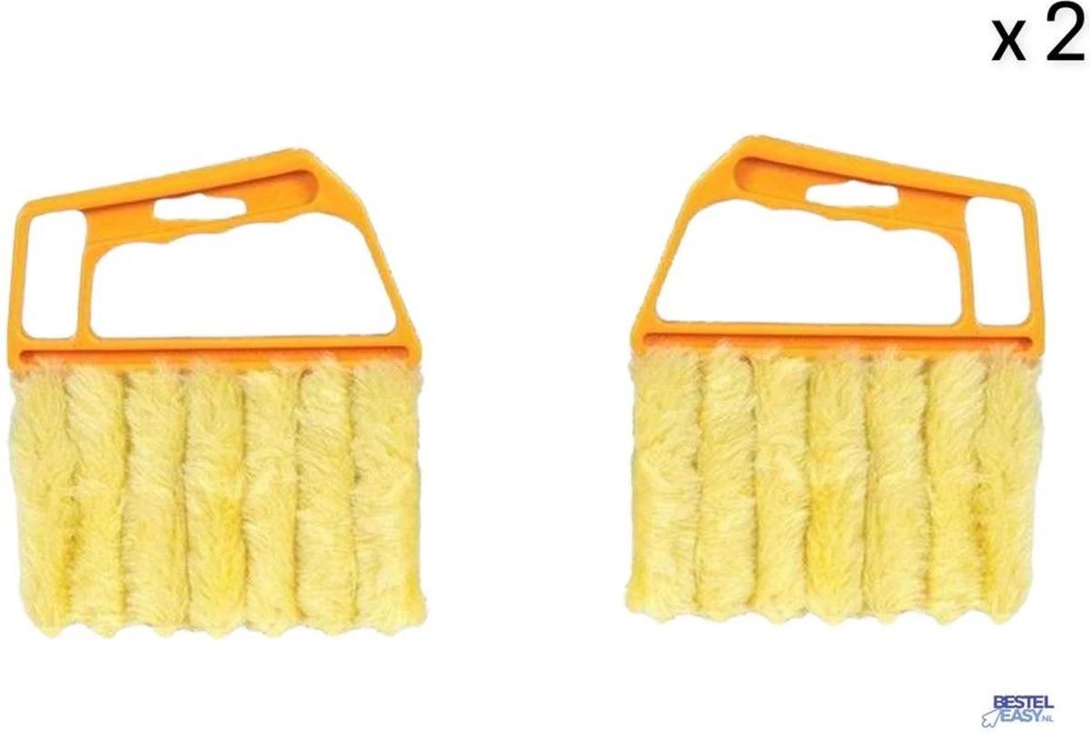 Merkloos 2 Stuks Luxaflex Reiniger - Lamellen Borstel - Stof Verwijderaar - Jaloezie Stoffer - Stofvrij 3 Merkloos 2 Stuks Luxaflex Reiniger - Lamellen Borstel - Stof Verwijderaar - Jaloezie Stoffer - Stofvrij