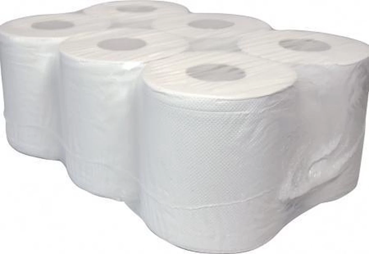 Euro Products Poetspapier Recycled 2-laags 150 Meter 6 Stuks 3 Euro Products Poetspapier Recycled 2-laags 150 Meter 6 Stuks