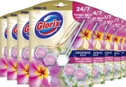 Glorix Aroma Lux Pink Jasmine & Elderflower Toiletblokken - 9 Stuks - Voordeelverpakking 15 Glorix Aroma Lux Pink Jasmine & Elderflower Toiletblokken - 9 Stuks - Voordeelverpakking -Schoonmaakartikelen Winkel 1200x827 3