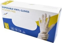 Wegwerp Handschoenen - Vinyl Handschoenen - Poedervrij - Wit - Maat L - 100 Stuks -Schoonmaakartikelen Winkel 1200x832 1