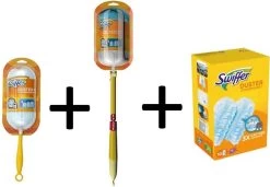 Swiffer Duster + XXL Duster Stofmagneet DELUXE Kit Met 17 Navullingen