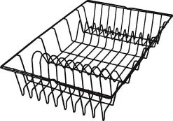 Metaltex Germatex - Afdruiprek 48x30 Cm - Zwart - 3 Jaar Garantie