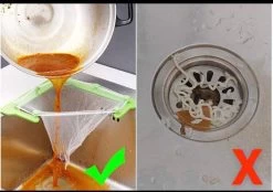 Merkloos Gootsteen Organizer - Gootsteen Afval Netje - Gootsteenontstopper - Spoelbak - Incl. 50 Netjes -Schoonmaakartikelen Winkel 1200x844 2