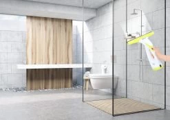 Alpina Elektrische Ramenwasser - Ruitenreiniger 635GR - Oplaadbare Raamtrekker - 3,7V Lithiumbatterij - Batterijduur 30 Minuten - 70ML Waterreservoir - Wit/Geel -Schoonmaakartikelen Winkel 1200x851