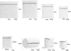 Product Depot Waszakken Voor Wasgoed - Waszak - Waszakje Lingerie - Wastas - Set Van 8 -Schoonmaakartikelen Winkel 1200x858