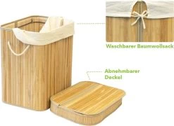 Casa Pura Bamboe Wasmand - Wassorteerder - Wasbox - Met Handvatten - 40 X 30 X 45 Cm -Schoonmaakartikelen Winkel 1200x876 2