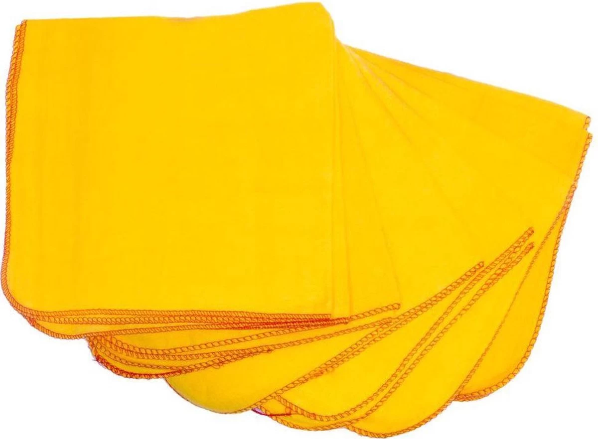 Sorprese - 5 Stuks - Gele Stofdoeken - 40 X 50 GROOT - Stofdoek - Stofdoeken - Cadeau 3 Sorprese - 5 Stuks - Gele Stofdoeken - 40 X 50 GROOT - Stofdoek - Stofdoeken - Cadeau