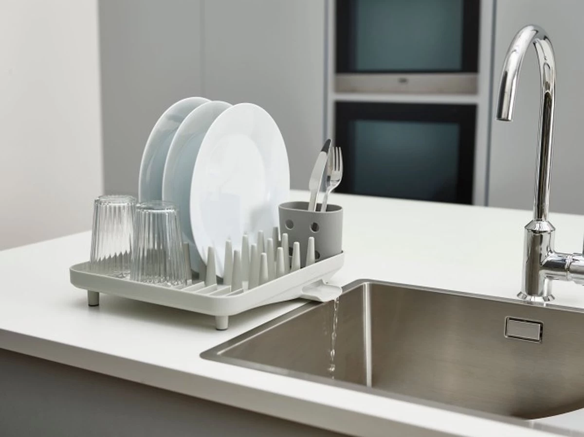 Joseph Joseph Duo Afdruiprek - Compact - Grijs 6 Joseph Joseph Duo Afdruiprek - Compact - Grijs - Afbeelding 4