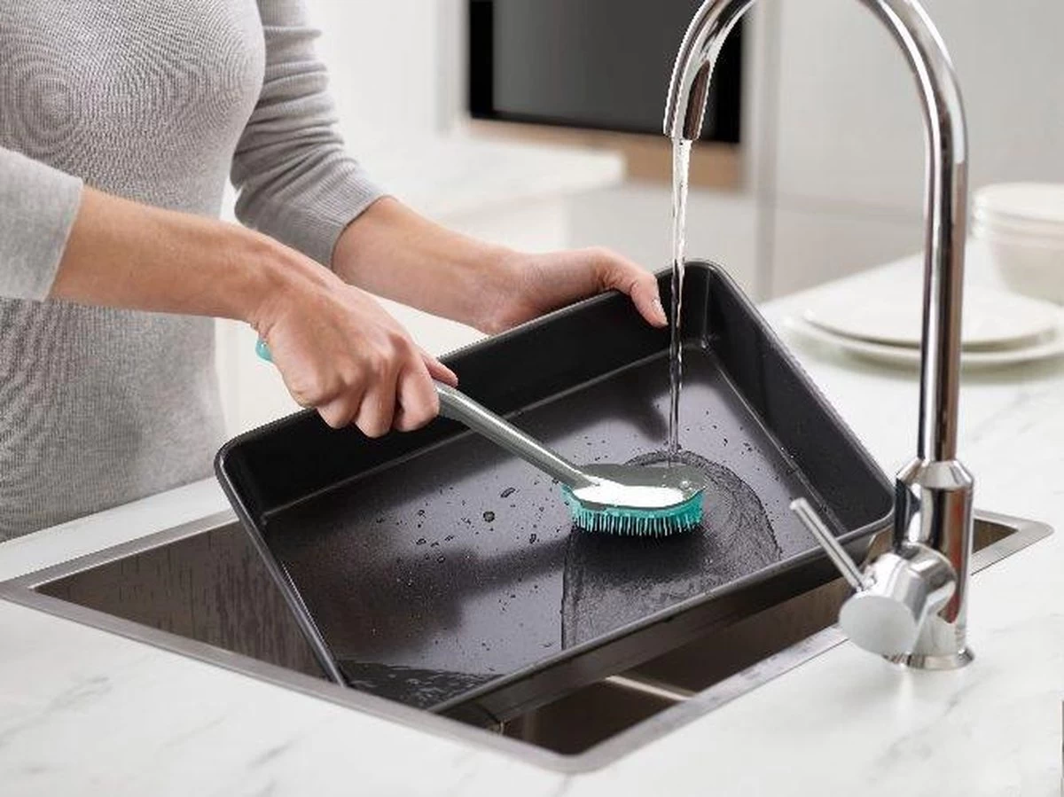 Duo Reserve Borstelkop Voor Afwasborstel, Set Van 2 Stuks, Licht Blauw - Joseph Joseph 4 Duo Reserve Borstelkop Voor Afwasborstel, Set Van 2 Stuks, Licht Blauw - Joseph Joseph - Afbeelding 2