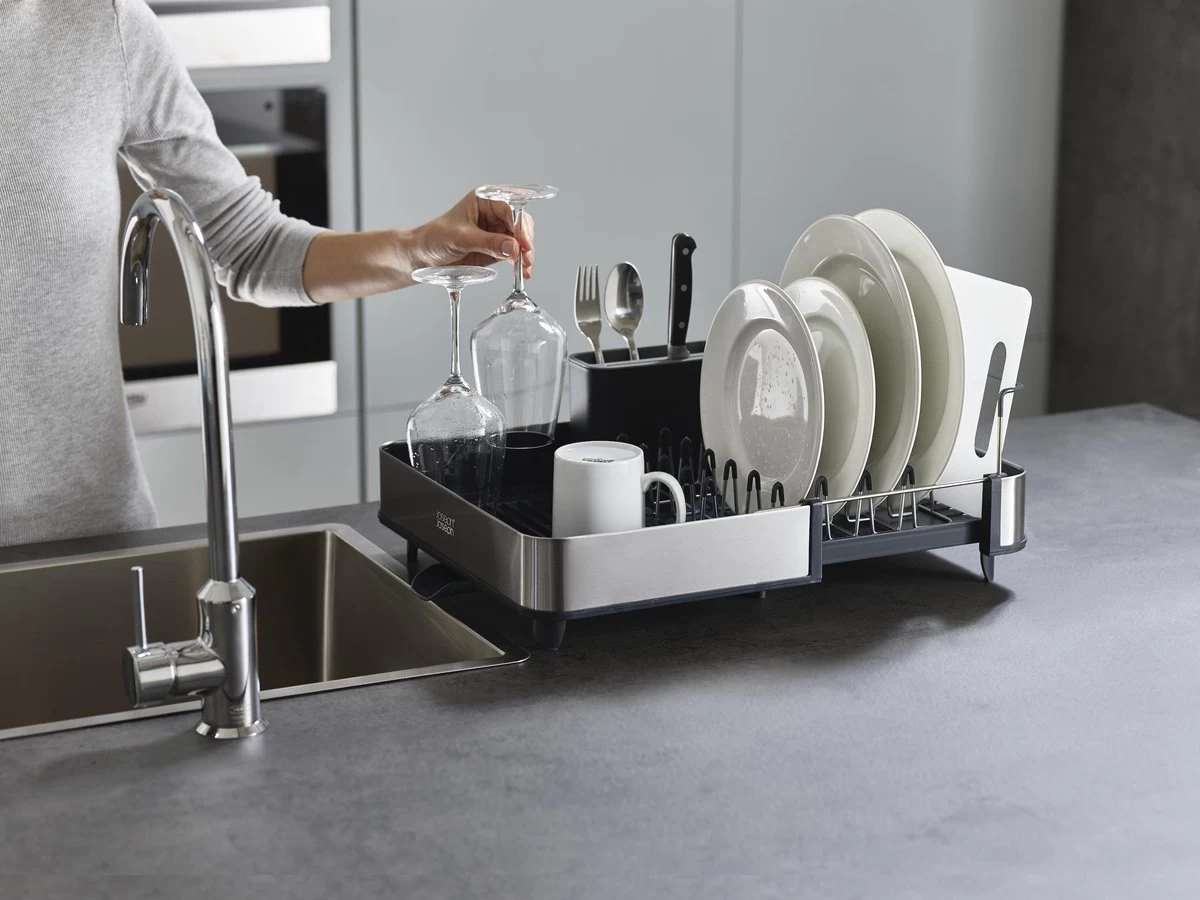 Extend Steel Uitschuifbaar Afdruiprek - Grijs - Joseph Joseph 7 Extend Steel Uitschuifbaar Afdruiprek - Grijs - Joseph Joseph - Afbeelding 5