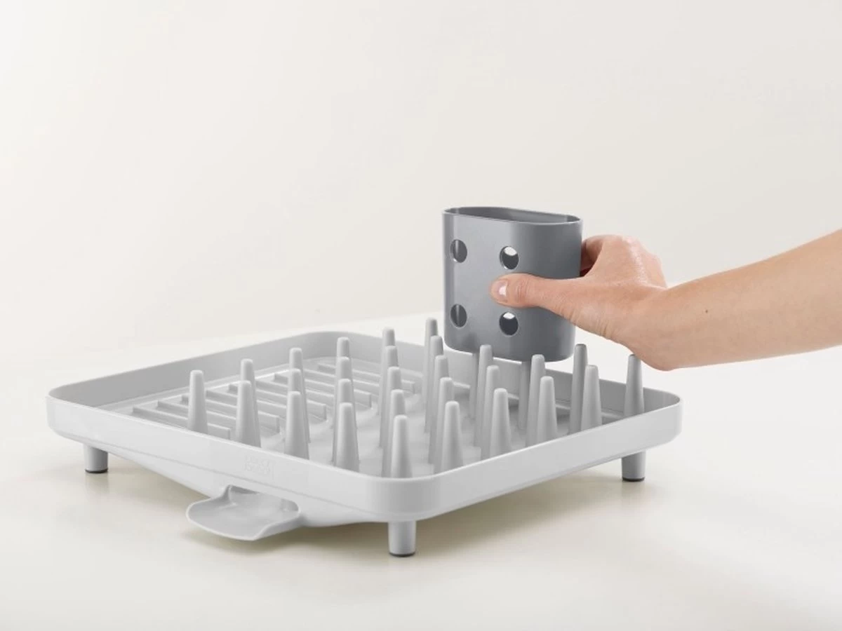 Joseph Joseph Duo Afdruiprek - Compact - Grijs 4 Joseph Joseph Duo Afdruiprek - Compact - Grijs - Afbeelding 2