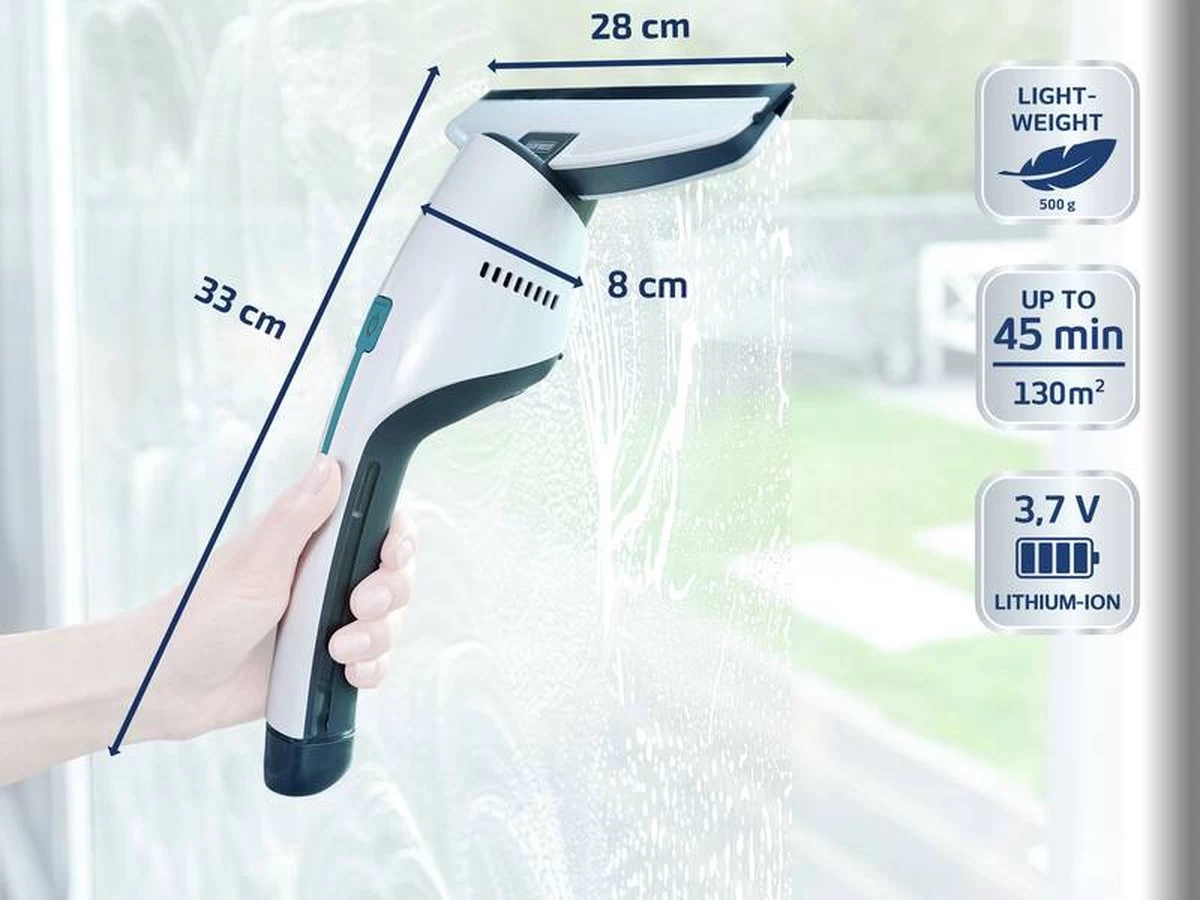 Leifheit Nemo - Set Raamreiniger En Badkamer Ruitenreiniger Met Gratis Wandhouder En Tweede Zuigmond 4 Leifheit Nemo - Set Raamreiniger En Badkamer Ruitenreiniger Met Gratis Wandhouder En Tweede Zuigmond - Afbeelding 2