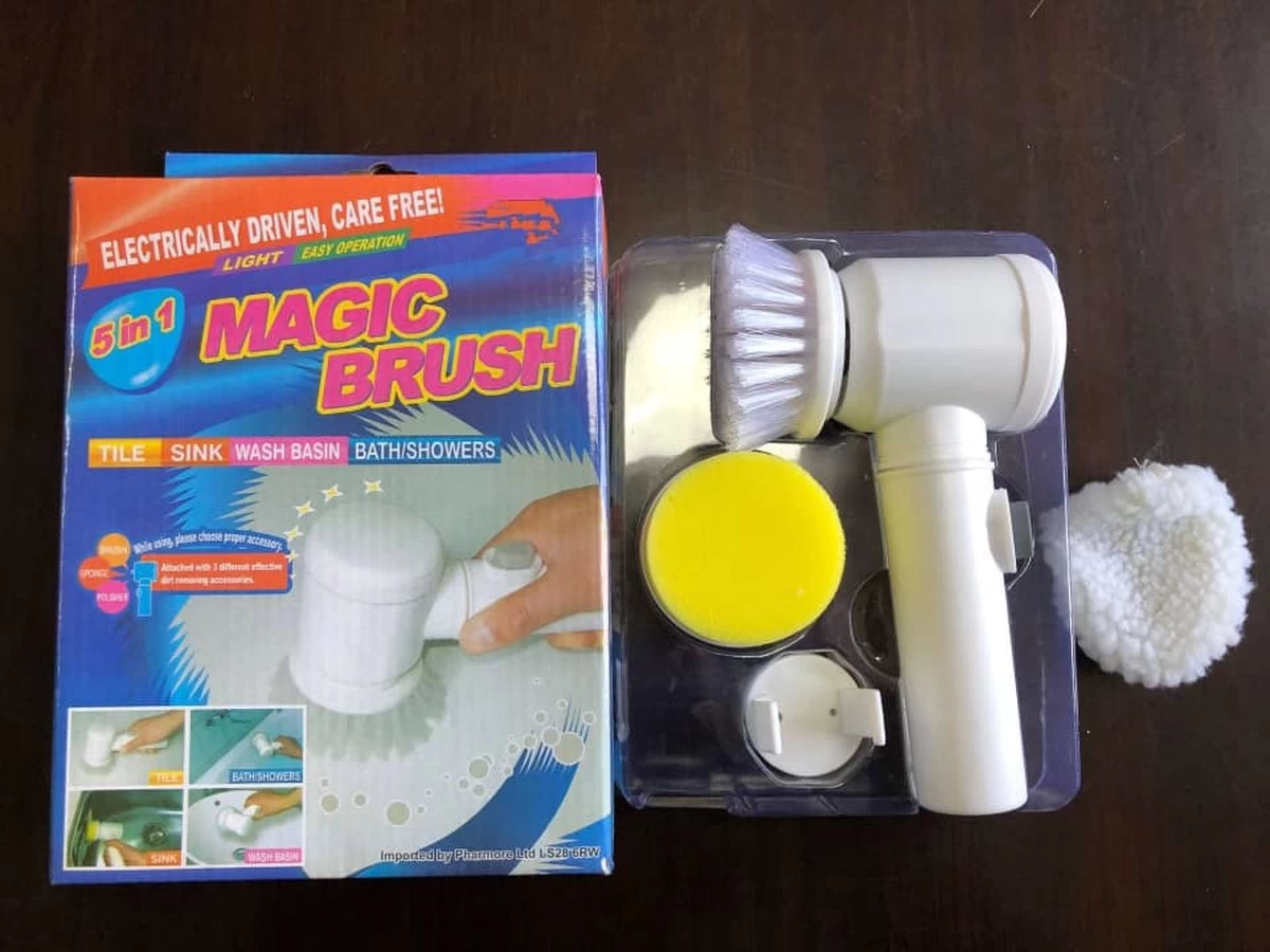 V&P Magic Brush - Elektrische Multifunctionele Schoonmaakborstel - 3 Opzetstukken - Wasborstel - Poetsmachine - Schrobborstel - Handborstel - Werkborstel - Schrobber - Boorborstel - Schoonmaakmiddelen - Reinigingsborstel 5 V&P Magic Brush - Elektrische Multifunctionele Schoonmaakborstel - 3 Opzetstukken - Wasborstel - Poetsmachine - Schrobborstel - Handborstel - Werkborstel - Schrobber - Boorborstel - Schoonmaakmiddelen - Reinigingsborstel - Afbeelding 3