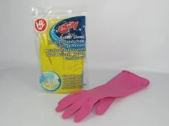 Multy - Huishoudhandschoenen Maat S - Natuurlatex/Kantoen - Geel -Schoonmaakartikelen Winkel 1200x900 83