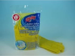 Multy - Huishoudhandschoenen Maat S - Natuurlatex/Kantoen - Geel -Schoonmaakartikelen Winkel 1200x903 1