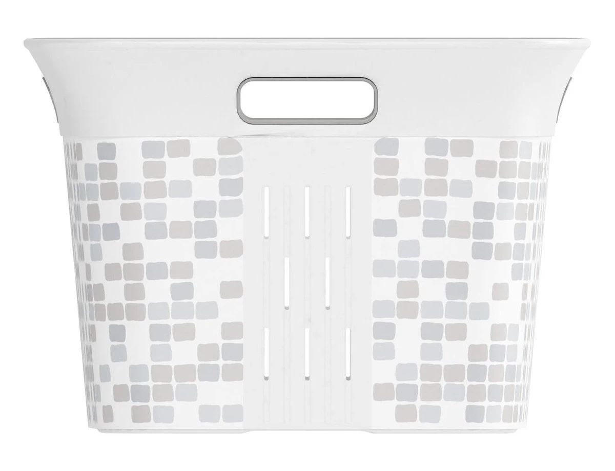 Kis Chic Home Wasmand - 45L - 59x39x27cm - Mosaic 4 Kis Chic Home Wasmand - 45L - 59x39x27cm - Mosaic - Afbeelding 2