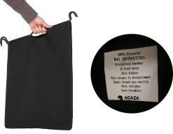 Acaza Stevige Wassorteerder - Wasmand Op Wieltjes Met 4 Uitneembare Vakken - 140L - Zwart 18 Acaza Stevige Wassorteerder - Wasmand Op Wieltjes Met 4 Uitneembare Vakken - 140L - Zwart -Schoonmaakartikelen Winkel 1200x927 1