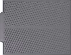 Navaris Siliconen Droogmat Met Afvoer - Aanrecht Droogmat Voor Afwas, Borden, Bestek, Glazen - Grijs -Schoonmaakartikelen Winkel 1200x928 1