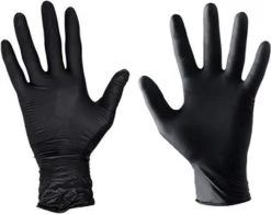 Handschoenen Wegwerp Nitril - Latex Vrij - Ongepoederd - Zwart - Maat L - 100 Stuks -Schoonmaakartikelen Winkel 1200x949 4