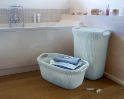 Curver Knit Wasmand Met Deksel - 57L - Misty Blue -Schoonmaakartikelen Winkel 1200x956 5