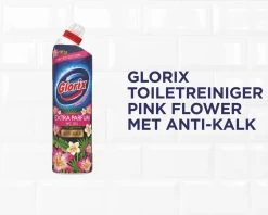 Glorix WC Powergel Toiletreiniger Pink Flower - 6 X 750 Ml - Voordeelverpakking -Schoonmaakartikelen Winkel 1200x961 5