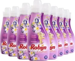 Robijn Creations Paarse Orchidee & Bosbessen Wasverzachter - 8 X 30 Wasbeurten - Voordeelverpakking 12 Robijn Creations Paarse Orchidee & Bosbessen Wasverzachter - 8 X 30 Wasbeurten - Voordeelverpakking -Schoonmaakartikelen Winkel 1200x970