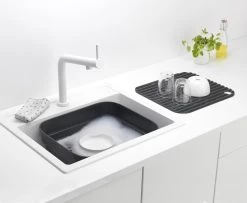 Brabantia SinkSide Afwasbak Vierkant - Met Afdruipschaal - Dark Grey 12 Brabantia SinkSide Afwasbak Vierkant - Met Afdruipschaal - Dark Grey -Schoonmaakartikelen Winkel 1200x987