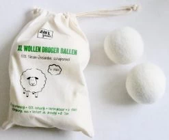 Jean's Goods Drogerballen - Droogballen - Wasdrogerballen - Wasdroger Ballen - Wasbol - Wasbollen - Wasballen - Energiebesparende Producten - Energiebesparend - Duurzaam Cadeau - RWS Wol - Zero Waste - Wasverzachter - Beige - 6 Stuks -Schoonmaakartikelen Winkel 1200x997