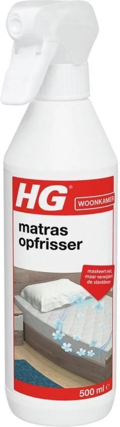 HG Matrasopfrisser - 500ml - Maskeert Niet, Maar Neemt De Bron Weg - Geeft Snel Een Fris Matras -Schoonmaakartikelen Winkel 337x1200